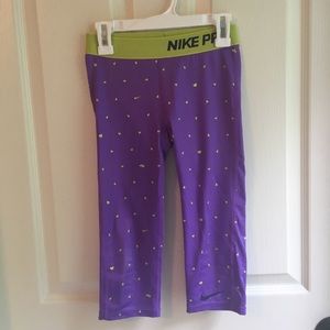 Girls Nike Pro Capri pant